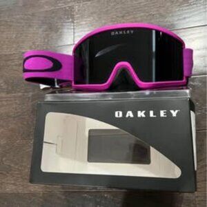 Oakley Target Line S Snow Goggle, Ultra Purple, Dark Grey, New